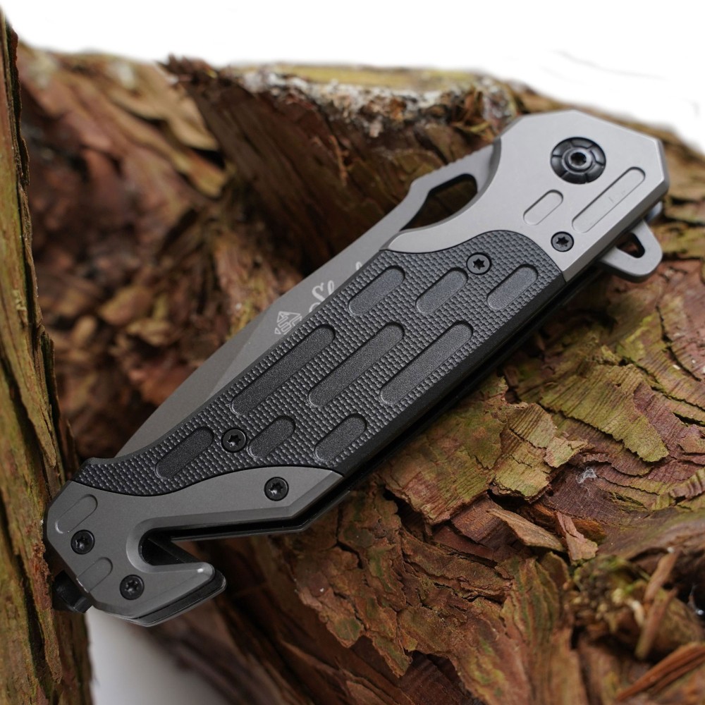 EuroCatch Shadow - Taschenmesser - 420 rostfrei 13,50cm - 9,2cm - 1 Stück