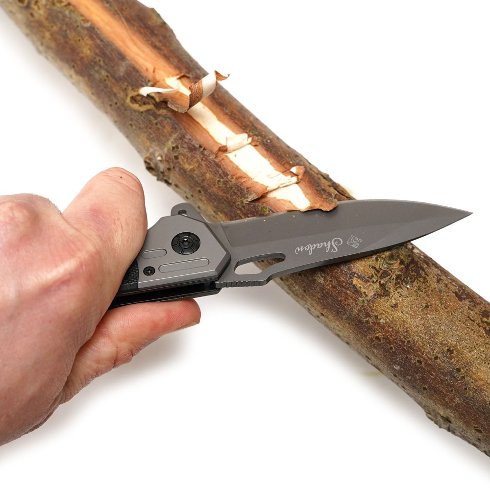 EuroCatch Shadow - Taschenmesser - 420 rostfrei 13,50cm - 9,2cm - 1 Stück