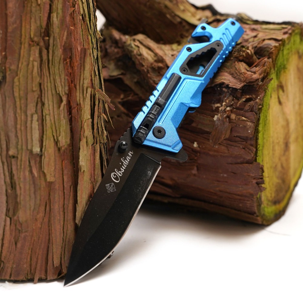 EuroCatch Obsidian - Taschenmesser - 420 rostfrei 22cm - 9cm - 1 Stück