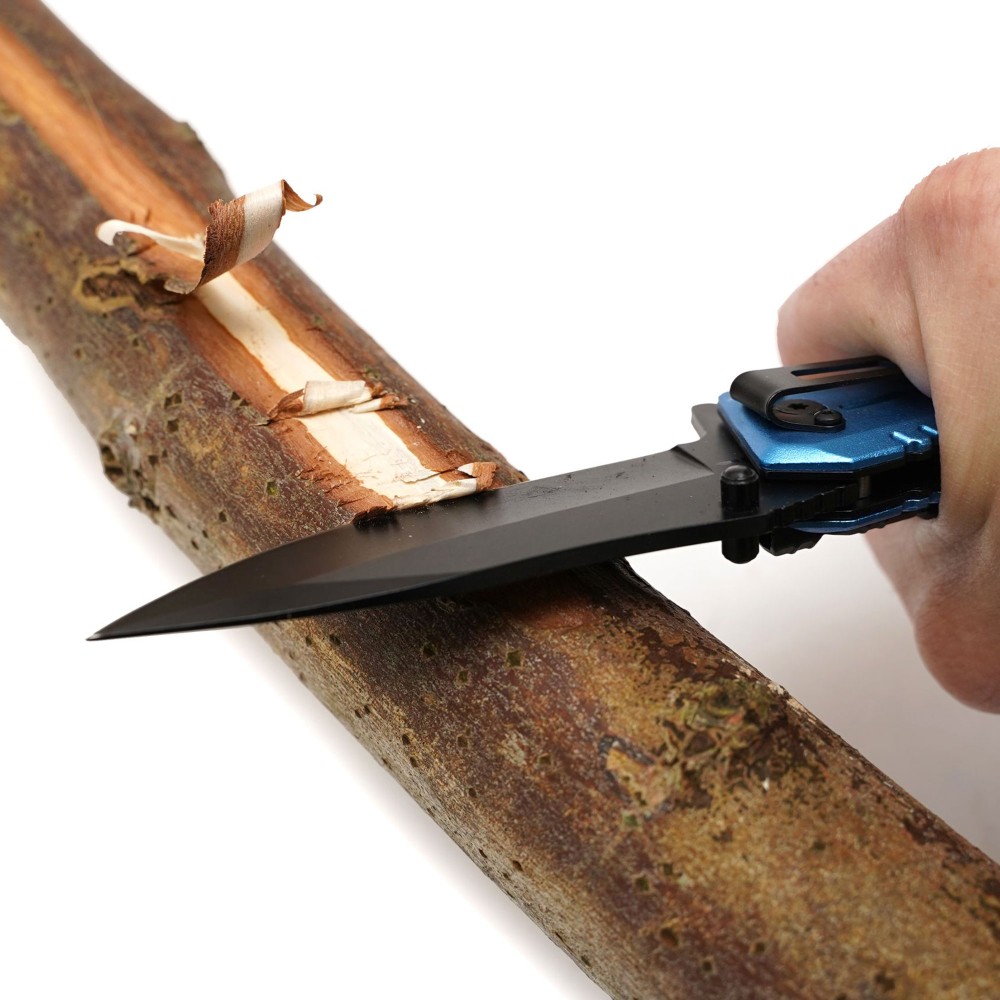 EuroCatch Obsidian - Taschenmesser - 420 rostfrei 22cm - 9cm - 1 Stück