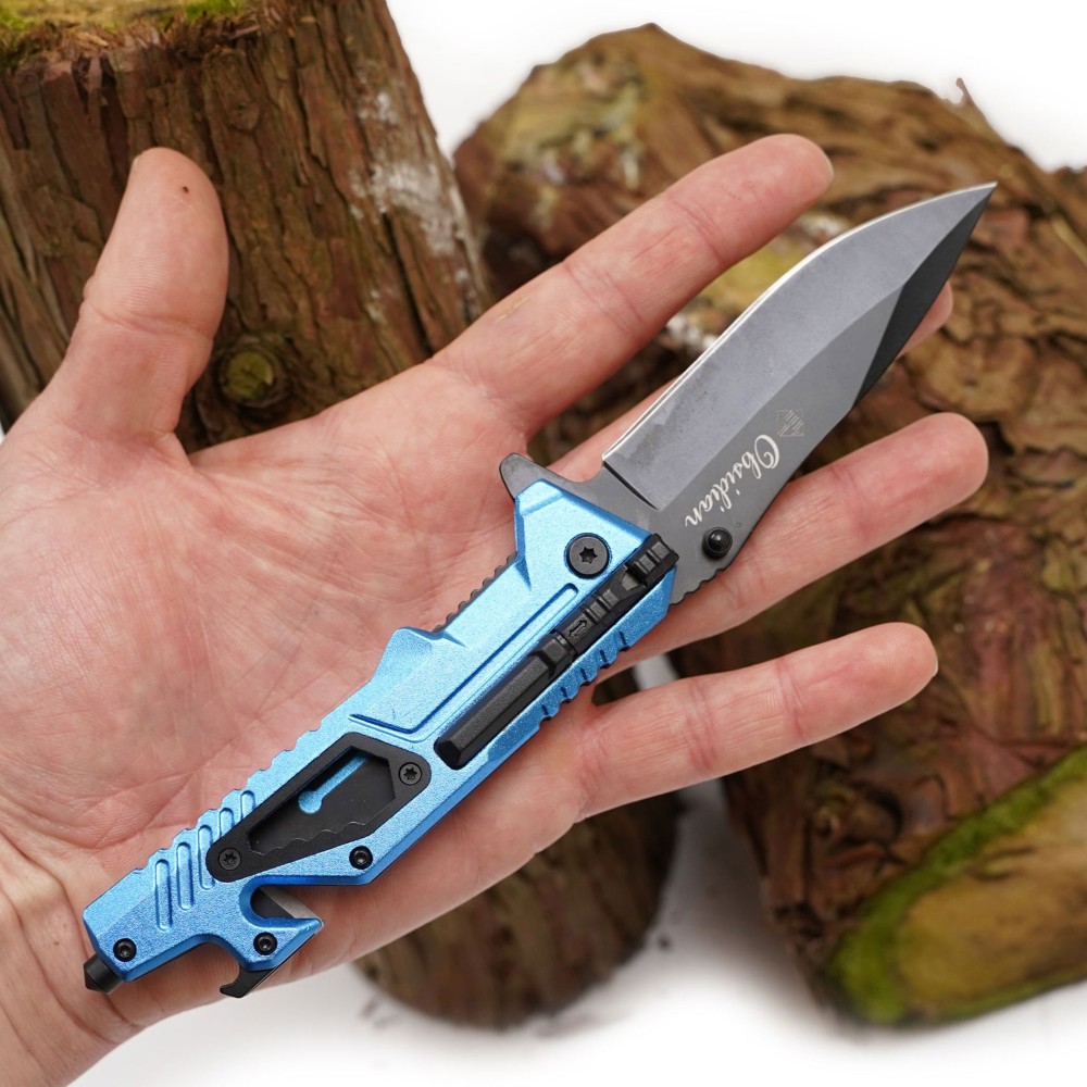 EuroCatch Obsidian - Taschenmesser - 420 rostfrei 22cm - 9cm - 1 Stück