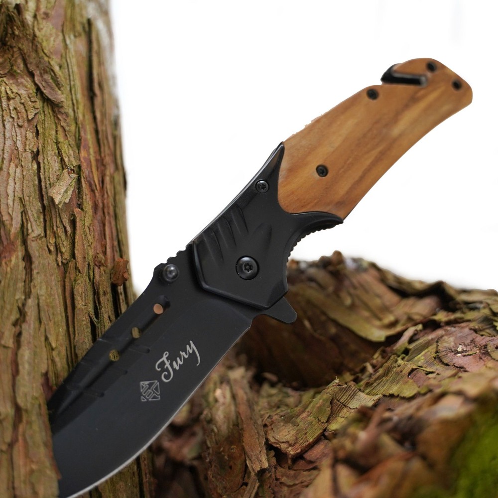 EuroCatch Fury - Taschenmesser - 420 rostfrei 21,5cm - 9cm - 1 Stück