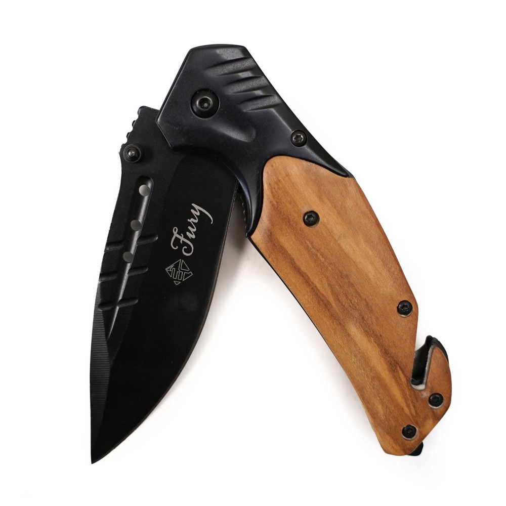 EuroCatch Fury Taschenmesser 420RVS 4,75