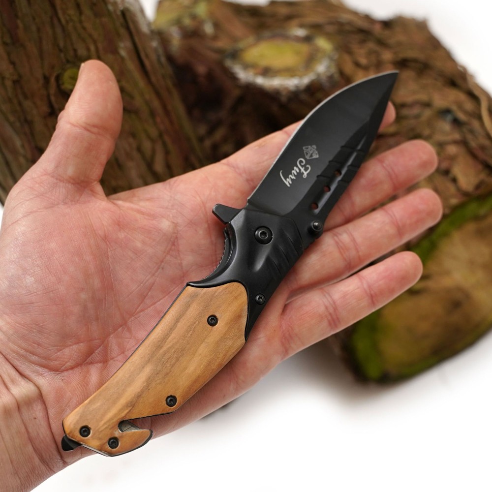 EuroCatch Fury Taschenmesser 420RVS 4,75