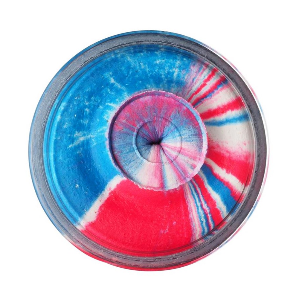 Berkley PowerBait® Natural Glitter Trout Dough - Forellenteig Captain America Glitter - Garlic - 50g