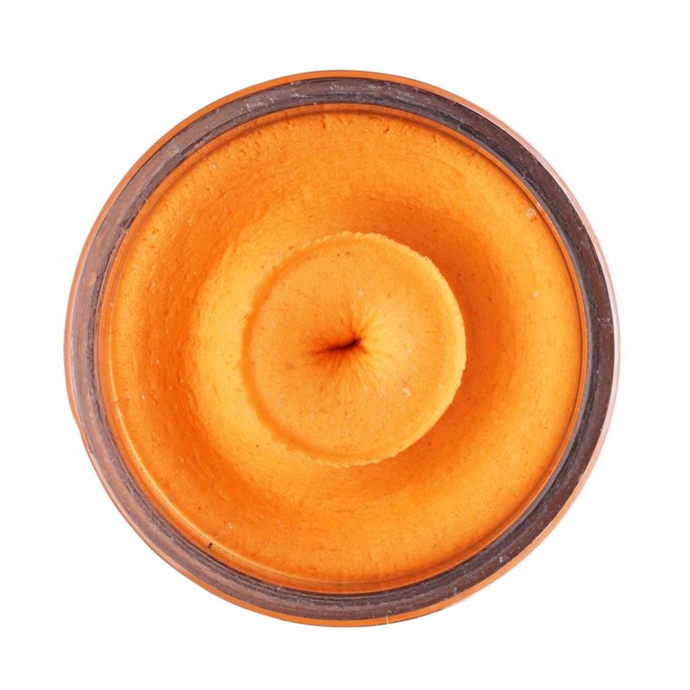 Berkley PowerBait® Natural Glitter Trout Dough - Forellenteig Fluorescent Orange Glitter - Garlic - Garlic - 50g