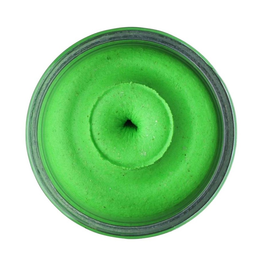Berkley PowerBait® Natural Glitter Trout Dough - Forellenteig Spring Green Glitter - Garlic - 50g