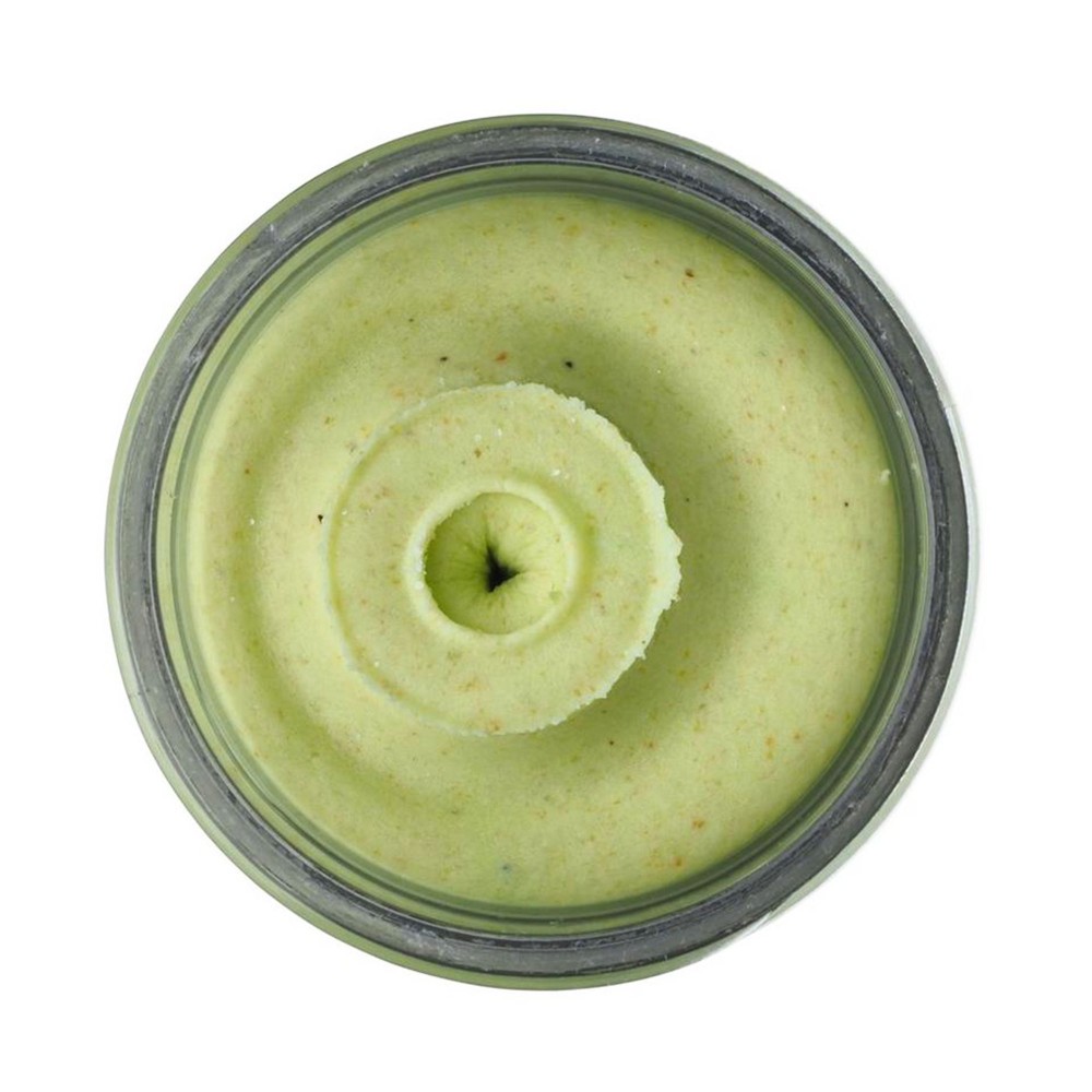 Berkley PowerBait® Natural Glitter Trout Dough - Forellenteig Sunshine Yellow Glitter - Garlic - 50g