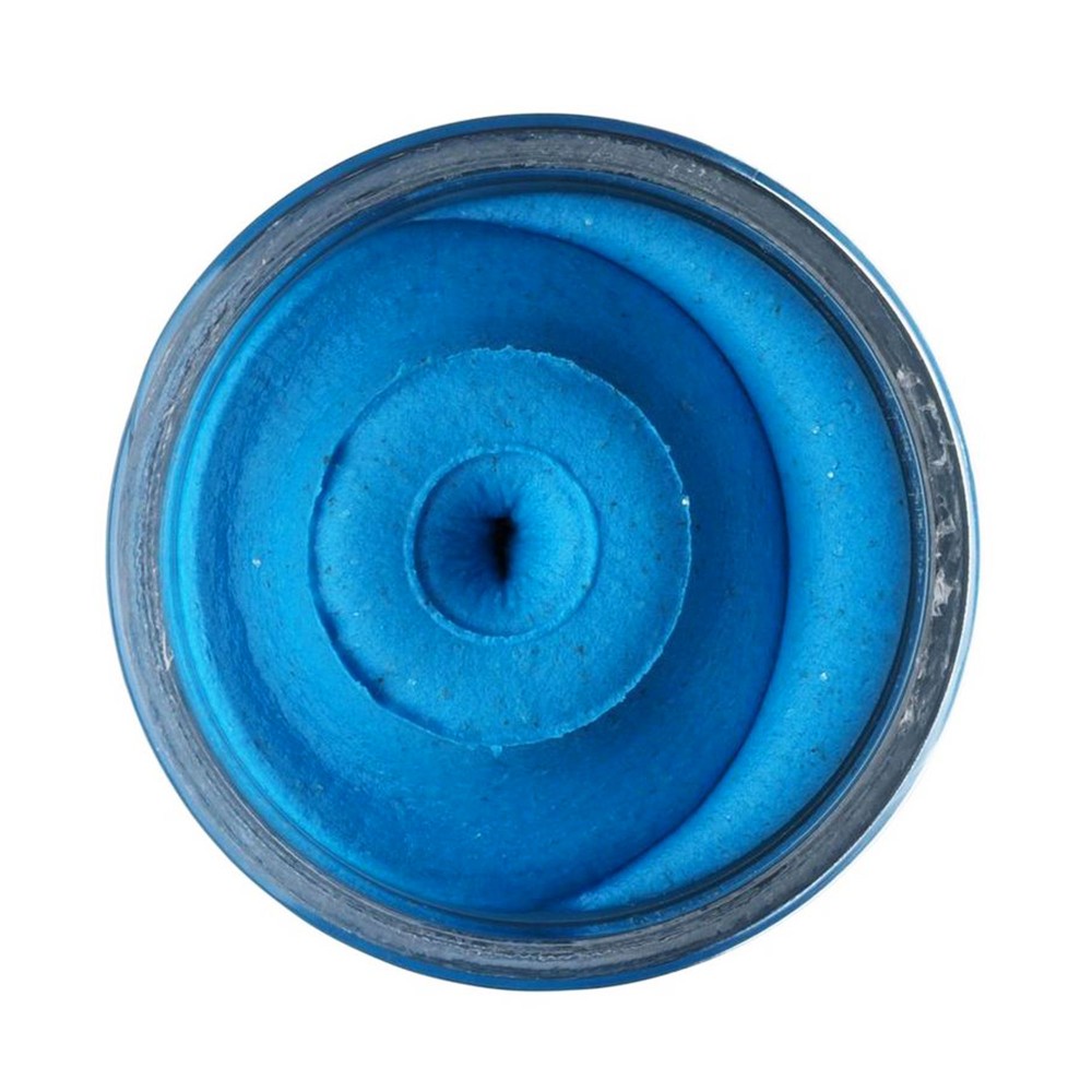 Berkley PowerBait® Natural Glitter Trout Dough - Forellenteig Blue Glitter - Garlic - 50g