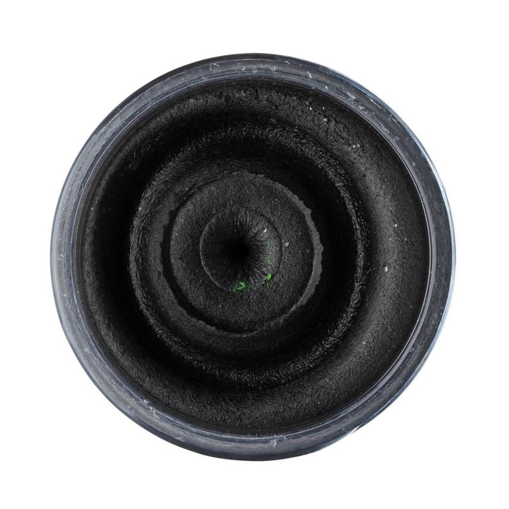 Berkley PowerBait® Natural Glitter Trout Dough - Forellenteig Black - Garlic - 50g