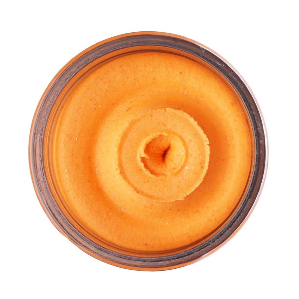 Berkley PowerBait® Natural Glitter Trout Dough - Forellenteig Fluorescent Orange Glitter - Crustacea - 50g