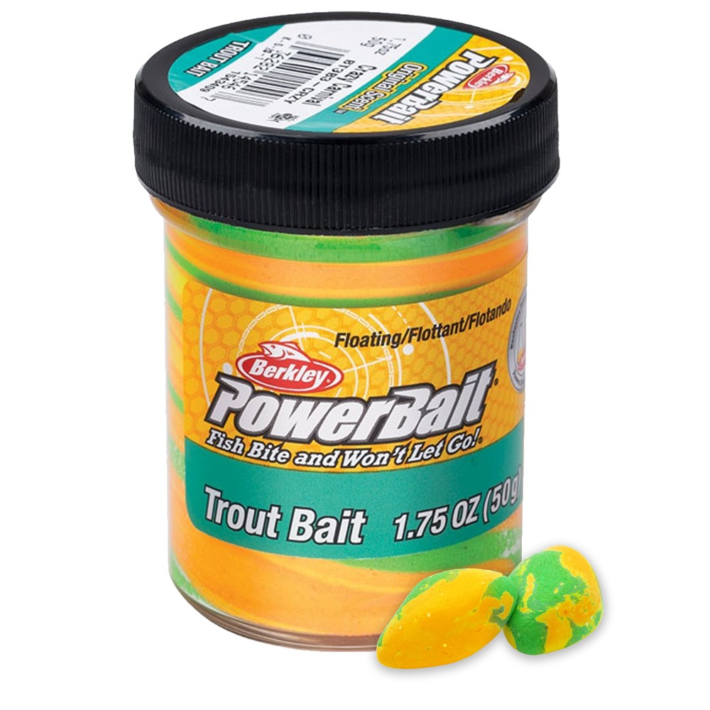 Berkley Powerbait Triple Swirls Forellenteig Crazy Carnival - 50g