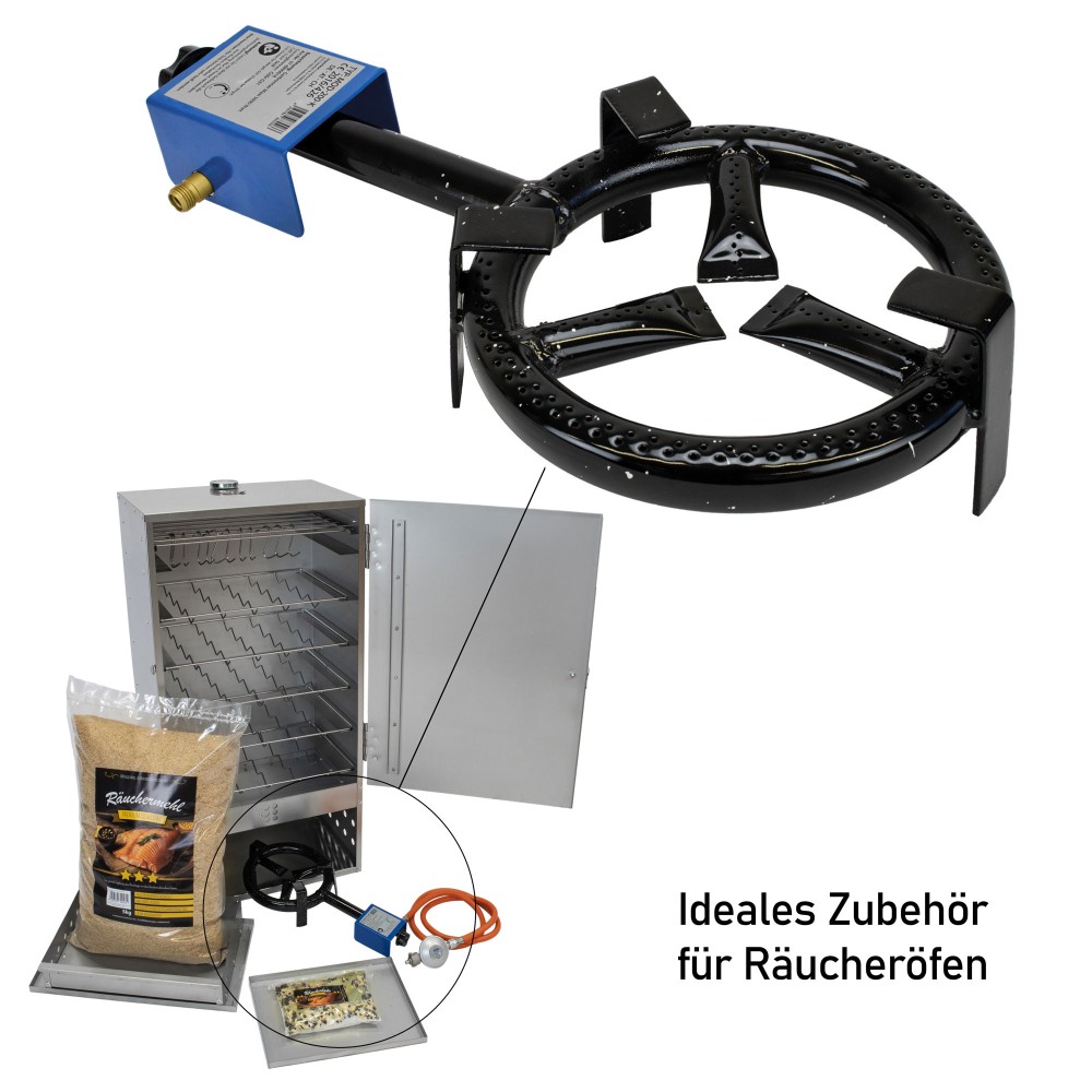 Eversmoke Gasbrenner Maxi 5000 Watt für Räucheröfen 1Stück