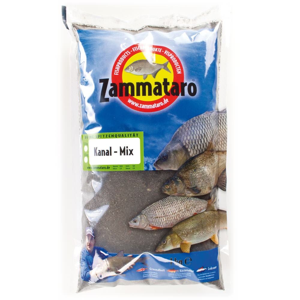 Zammataro Fertigfutter Kanal Mix black 1kg Kanal Mix black 1kg