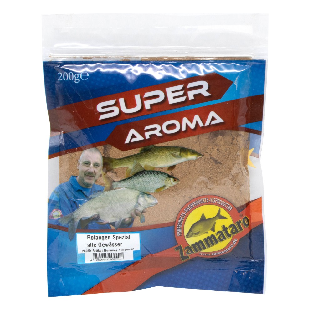 Zammataro Super Aroma Rotaugen Spezial Pulver Lockstoff 200g