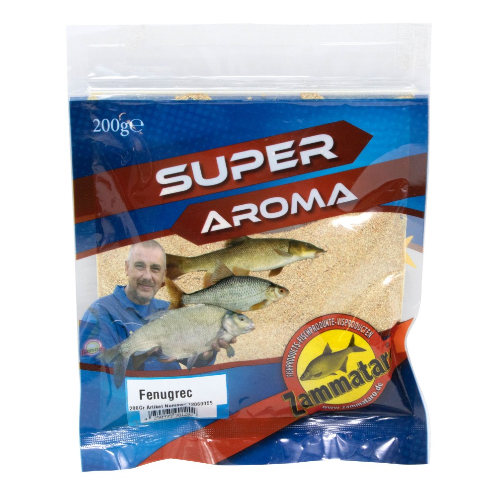 Zammataro Super Aroma Fenugrec Pulver Lockstoff 200g