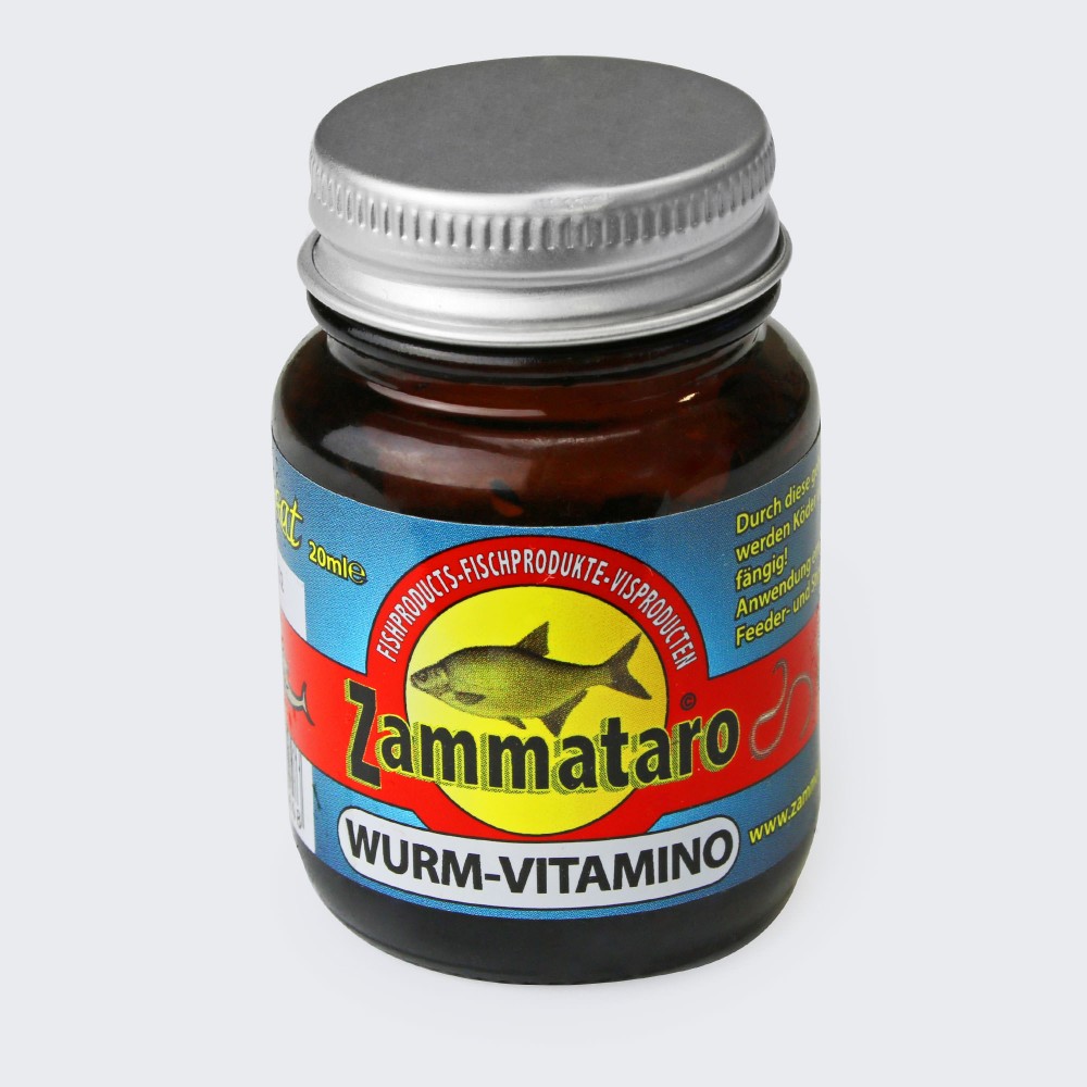 Zammataro Flüssiger Lockstoff Wurm Vitamino in Dippflasche 20ml