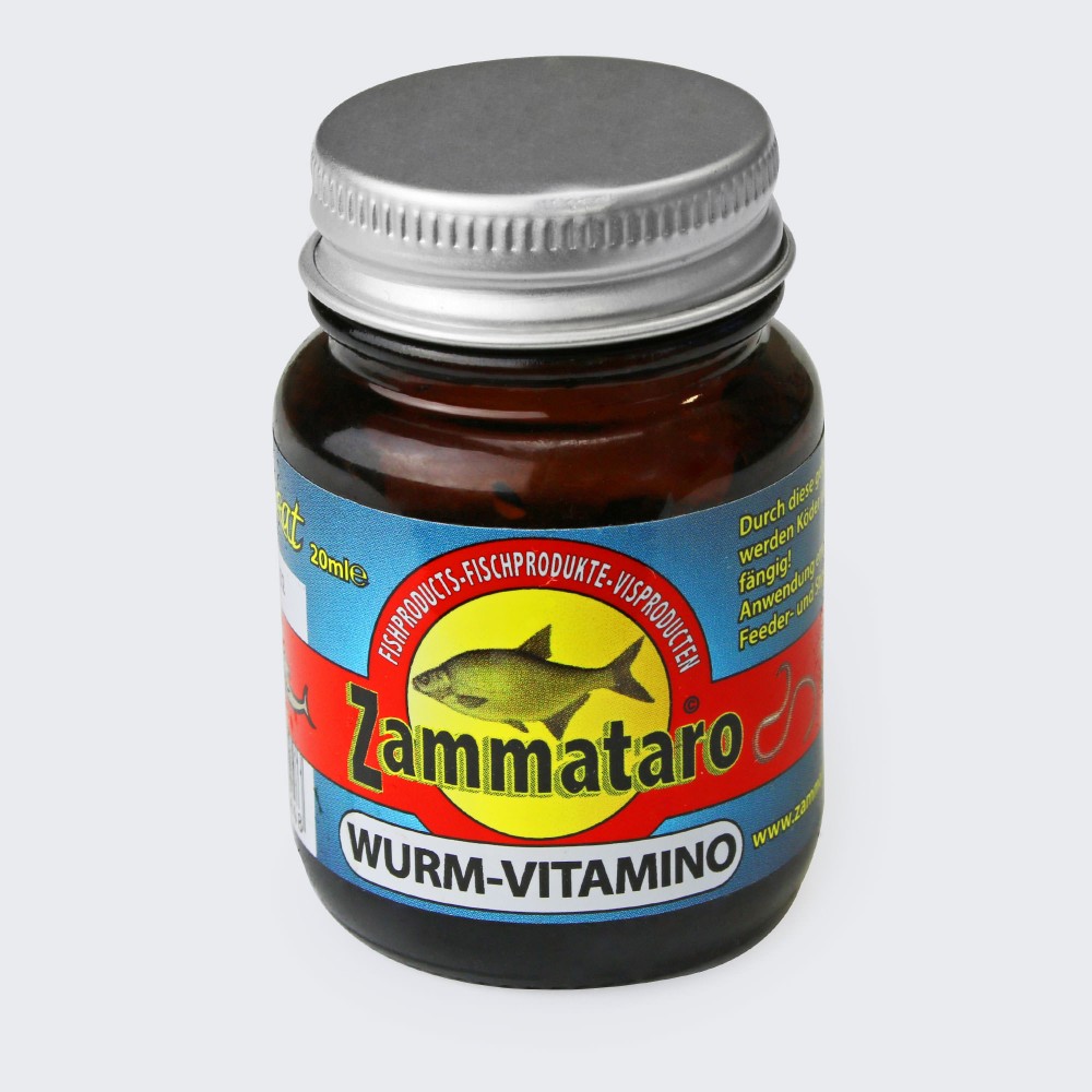 Zammataro Flüssiger Lockstoff Wurm Vitamino in Dippflasche 20ml