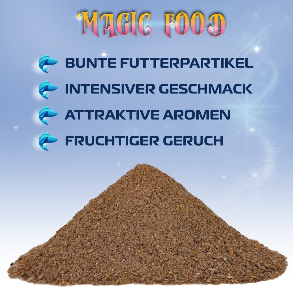 MagicFood Feeder Angelfutter 1Kg - Karpfen Karl - Fish Flavour