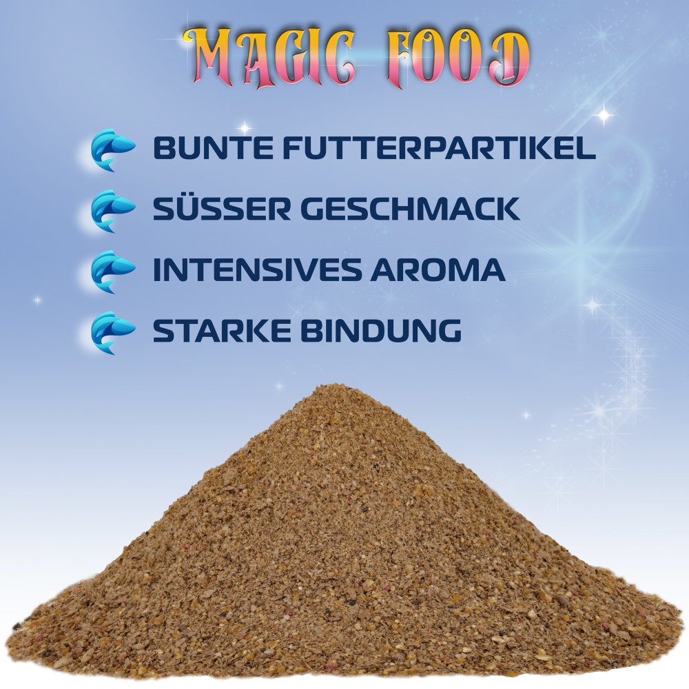 MagicFood Feeder Angelfutter 1Kg - Rhein Mix - River