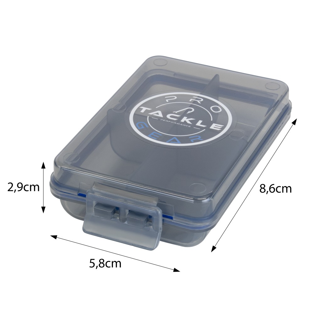 Pro Tackle Lure Box Kleinteilbox grau - 8,6 x 5,8 x 2,9cm