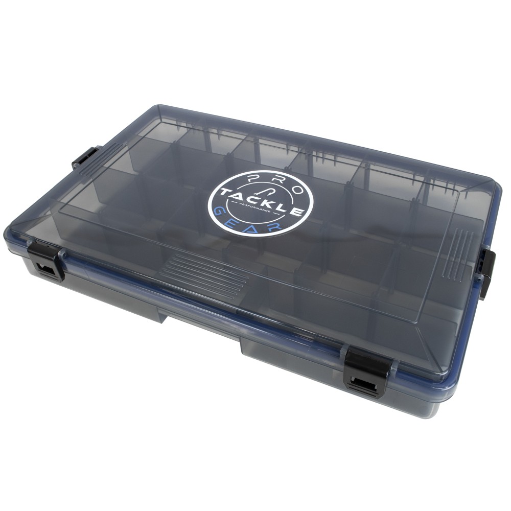 Pro Tackle Lure Box Shallow Köderbox grau - 23 x 17,5 x 5 cm