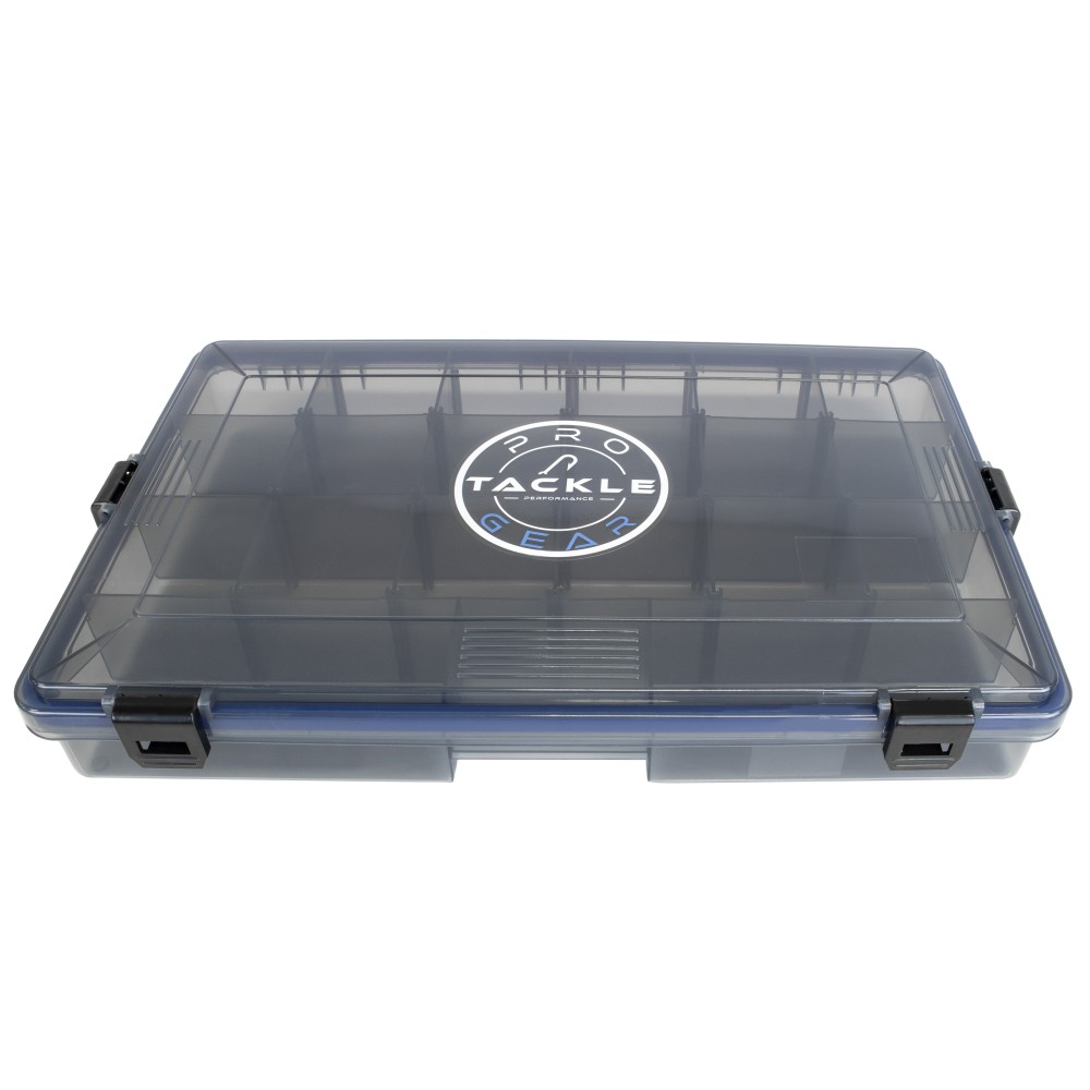 Pro Tackle Lure Box Shallow Köderbox grau - 35,5 x 23 x5 cm