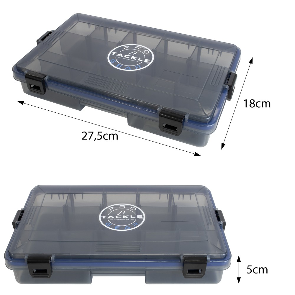 Pro Tackle Lure Box Shallow - Köderbox grau - 27,5 x 18 x 5cm