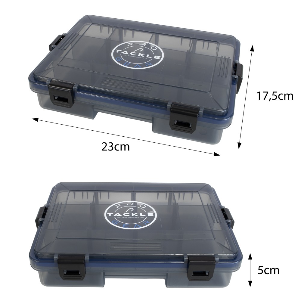 Pro Tackle Lure Box Shallow - Köderbox grau - 23 x 17,5 x 5 cm