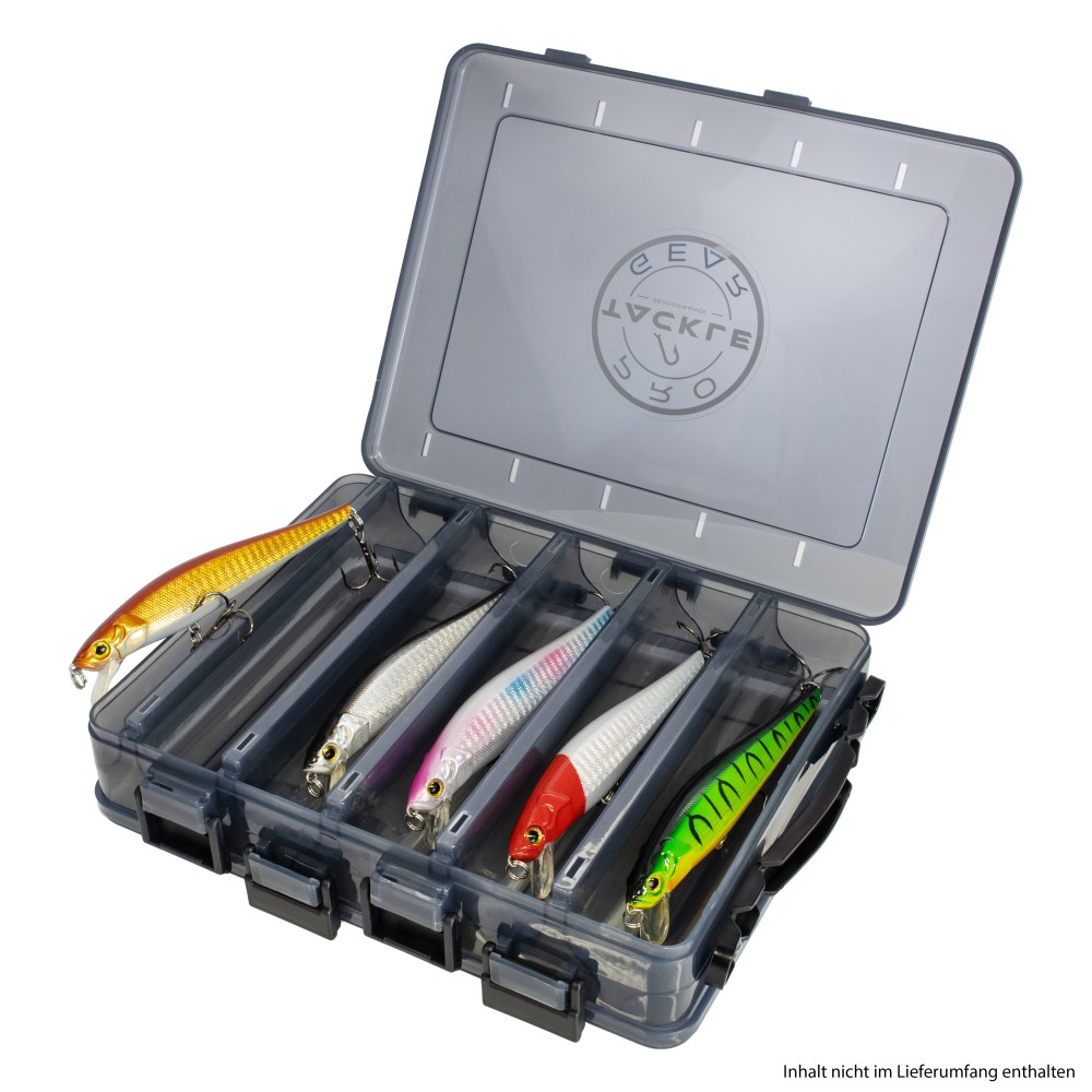 Pro Tackle Lure Box Wobbler-Box grau - 20,5 x 17 x 4,8 cm