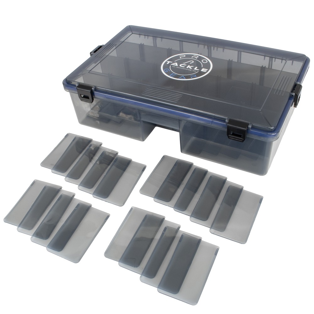 Pro Tackle Lure Box Deep - Köderbox grau - 35,5 x 23 x 9,2 cm