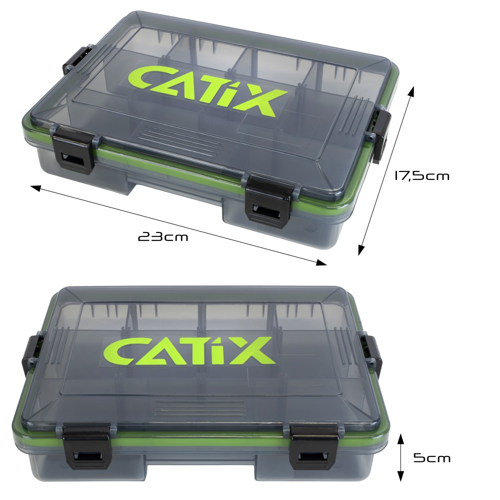 Catix Lure Box - Zubehörbox grau - 23 x 17,5 x 5 cm