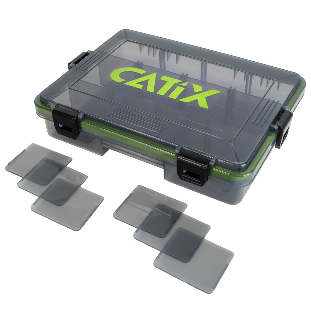 Catix Lure Box Zubehörbox grau - 23 x 17,5 x 5 cm