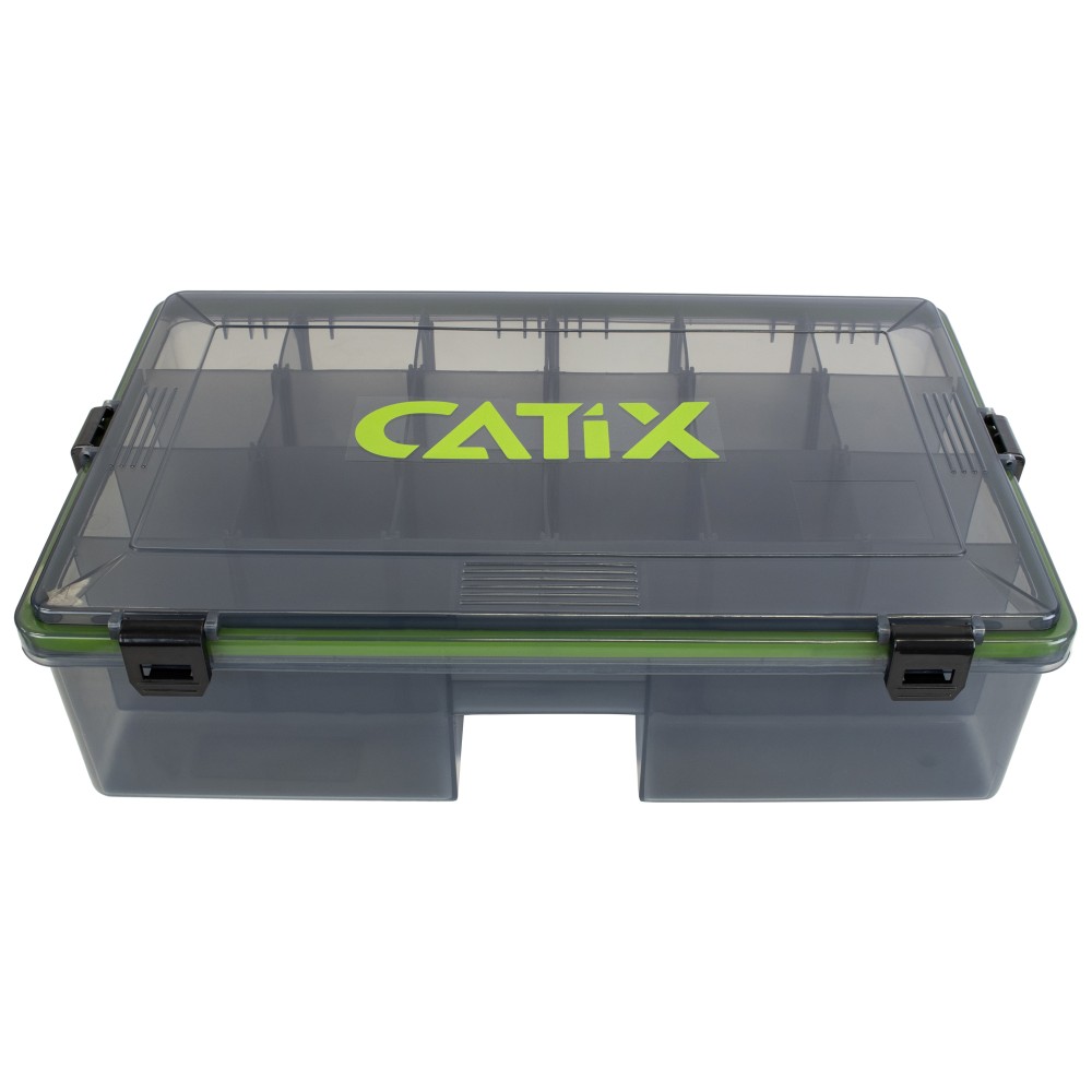 Catix Lure Box Deep - Zubehörbox grau - 35,5 x 23 x 9,2 cm