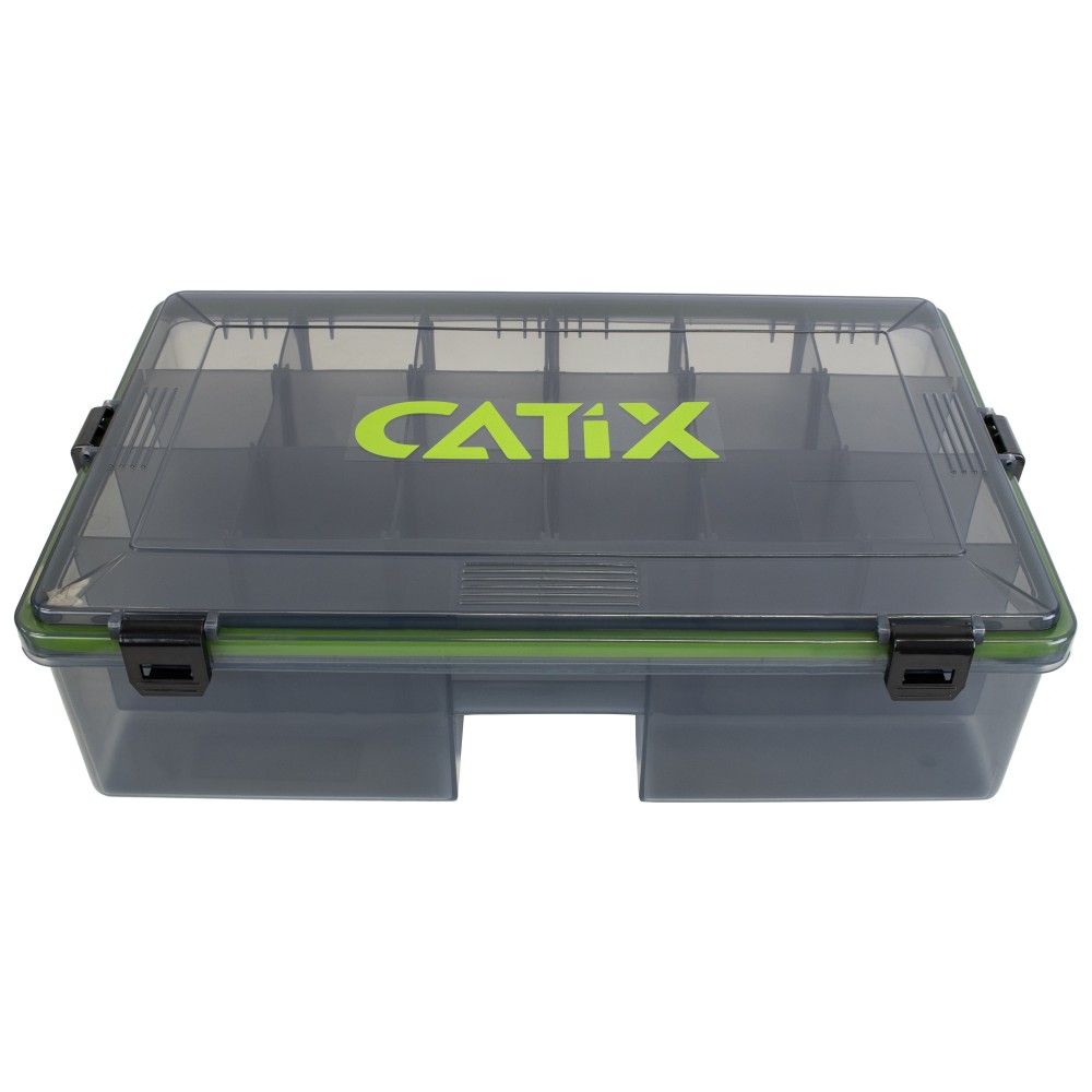 Catix Lure Box Deep Zubehörbox grau - 35,5 x 23 x 9,2 cm