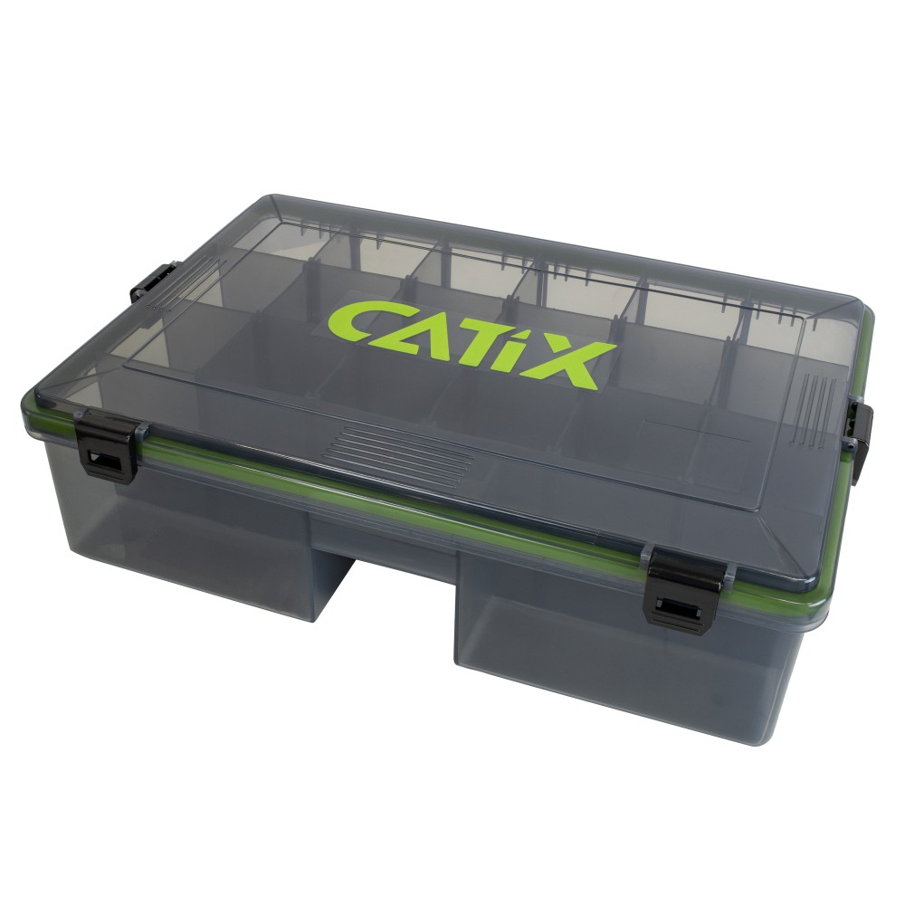 Catix Lure Box Deep - Zubehörbox grau - 35,5 x 23 x 9,2 cm