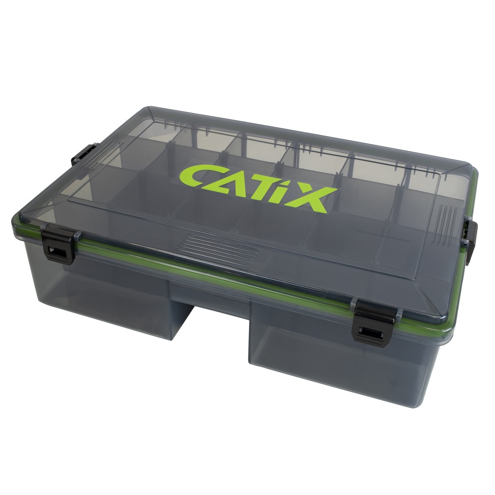 Catix Lure Box Deep Zubehörbox grau - 35,5 x 23 x 9,2 cm