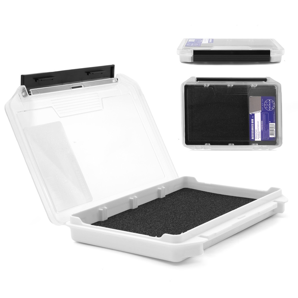 Pro Tackle Lure Box 20-W Soft Foam II - 20.5 x 14.5 x 3cm - White
