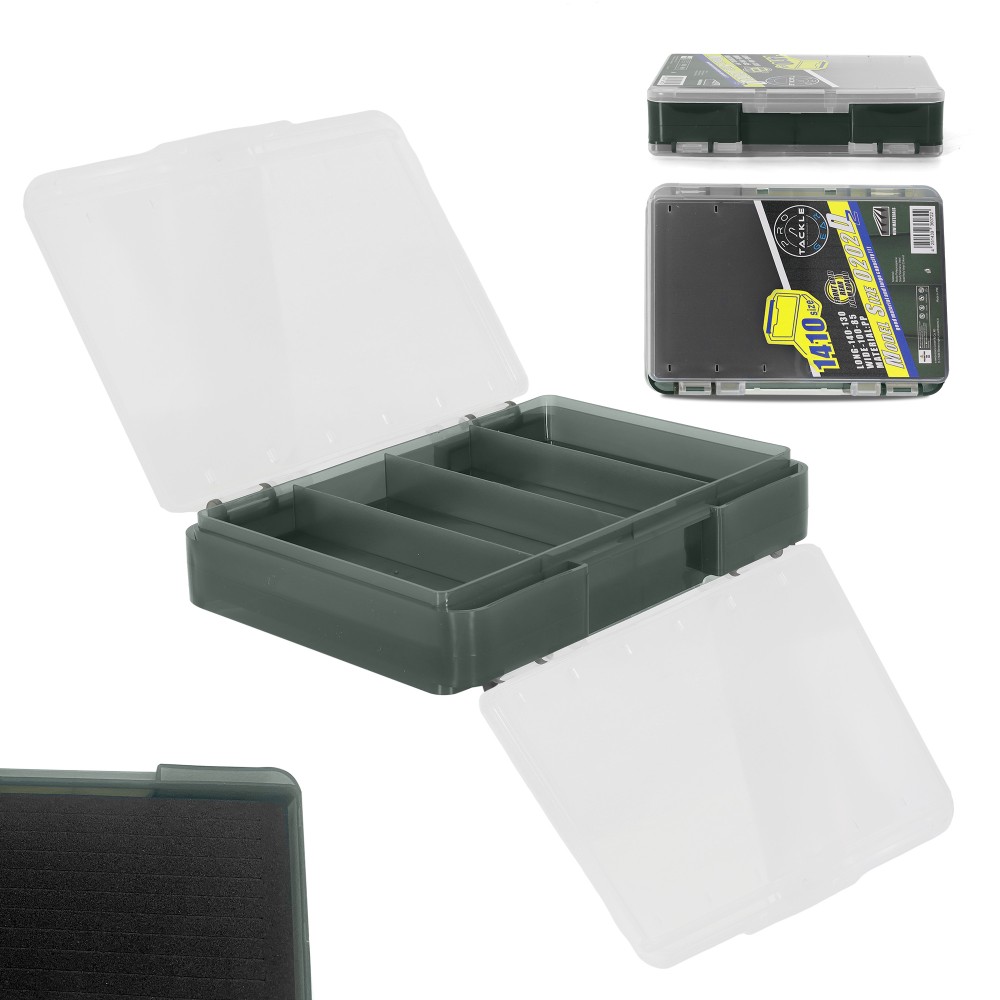 Pro Tackle Foam Case Single Foam - 14 x 10.4 x 3.4cm - Green