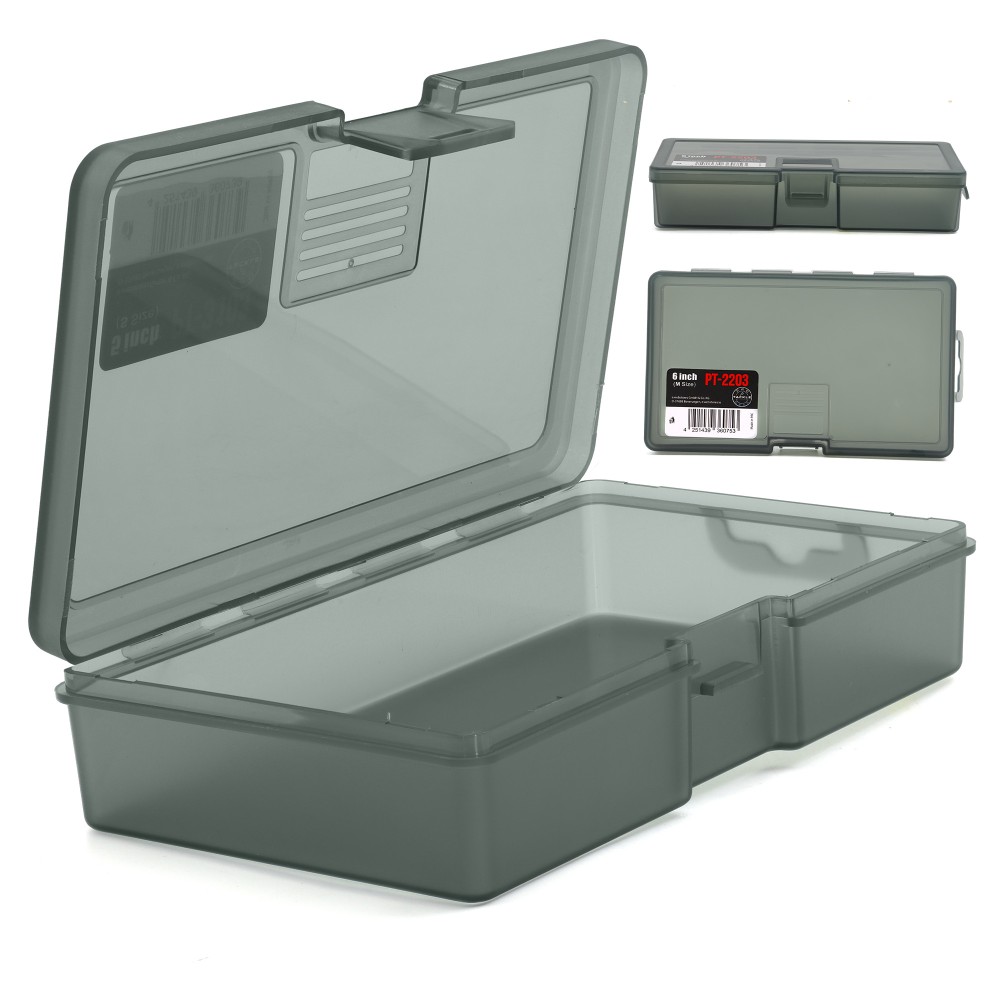 Pro Tackle Tackle Box 15-G Kleinteilbox Bare - 15 x 9 x 3cm - Grey