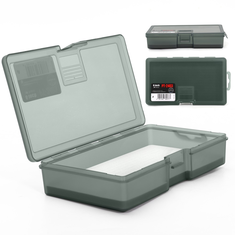Pro Tackle Tackle Box 15-G Kleinteilbox Slit - 15 x 9 x 3cm - Grey