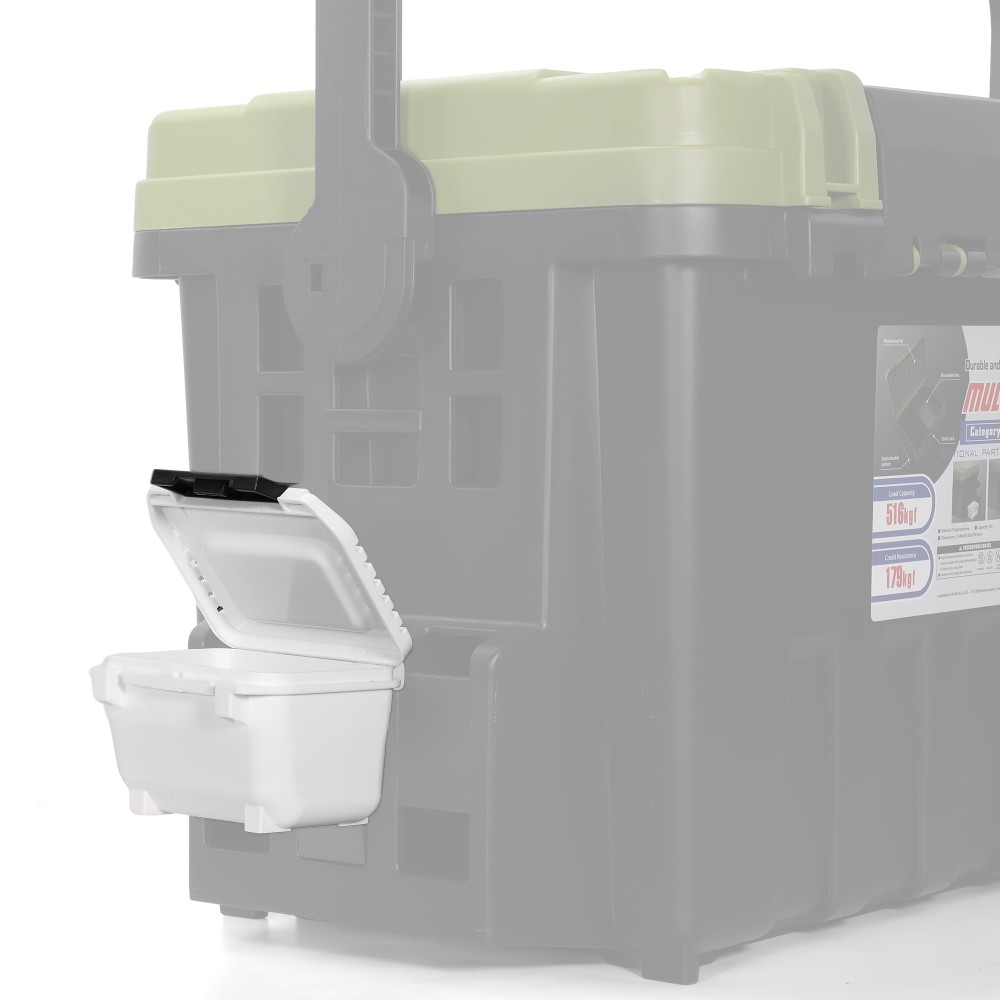 Pro Tackle Bait Box - Köderdose L - 10 x 9 x 6cm - White