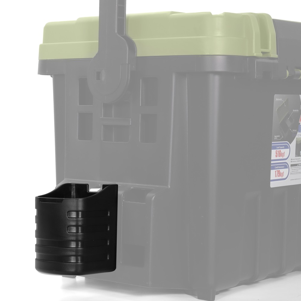 Pro Tackle Drink Holder - Getränkehalter Hard - 8 x 8,9 x 10.4cm - Black