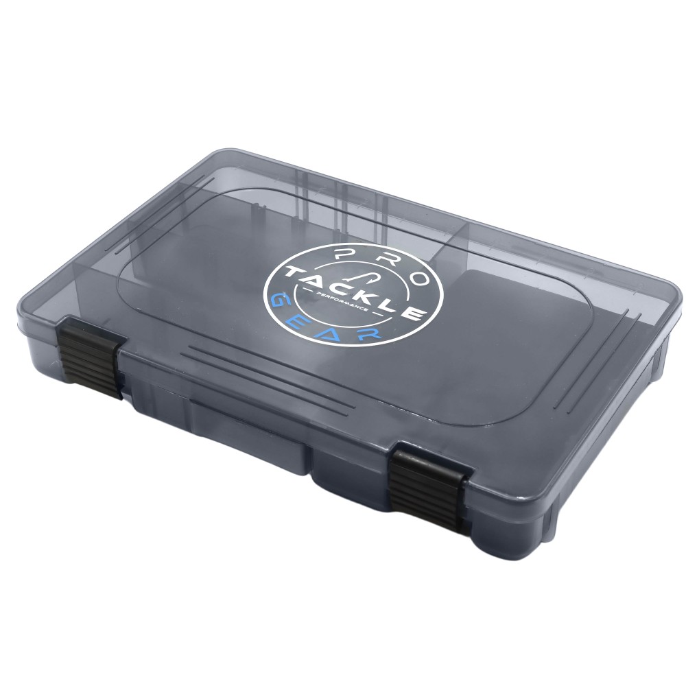 Pro Tackle Jig & Lure Box - Kunstköderbox grau - 27,5x18,5x4,5