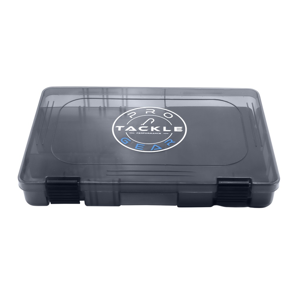 Pro Tackle Jig & Lure Box - Kunstköderbox grau - 27,5x18,5x4,5