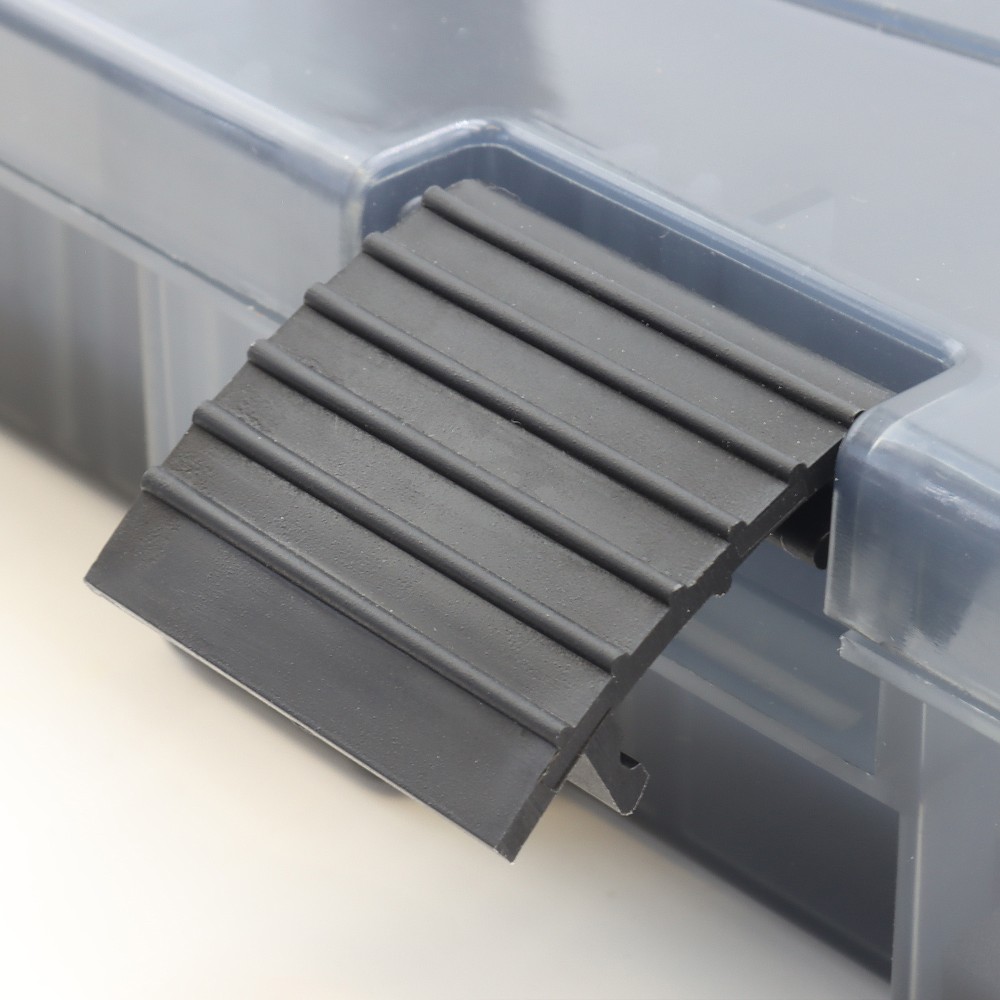 Pro Tackle Jig & Lure Box - Kunstköderbox grau - 27,5x18,5x4,5