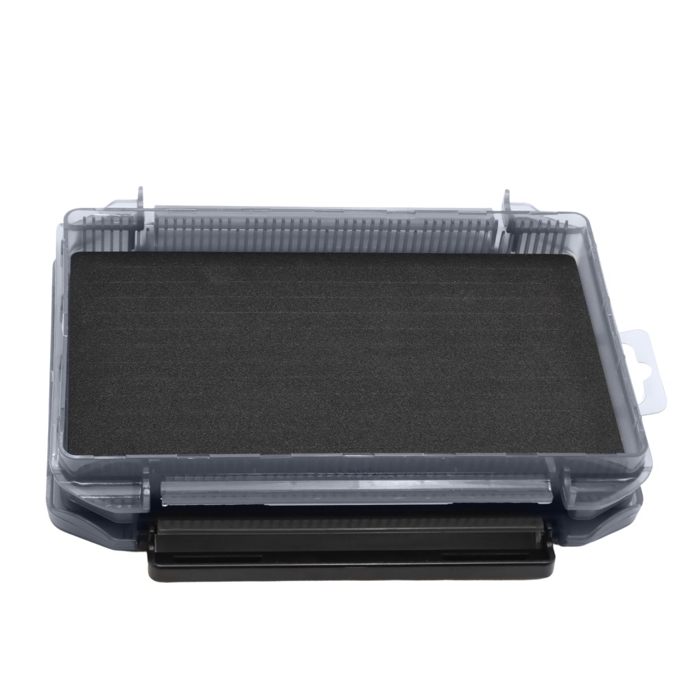 Pro Tackle Jig & Rig Box I Foam - Slit-Foam Case grau - 20,5x15,8x3,5