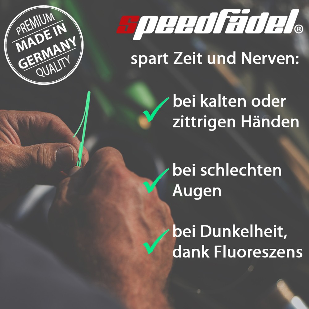 Speedfädel Einfädler 3er Set im Polybeutel - Schnureinfädler