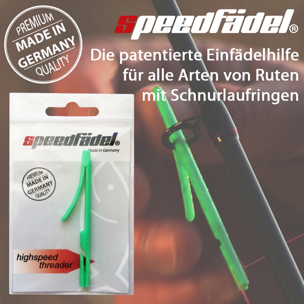 Speedfädel Einfädler groß Schnureinfädler gerade - 5,9mm