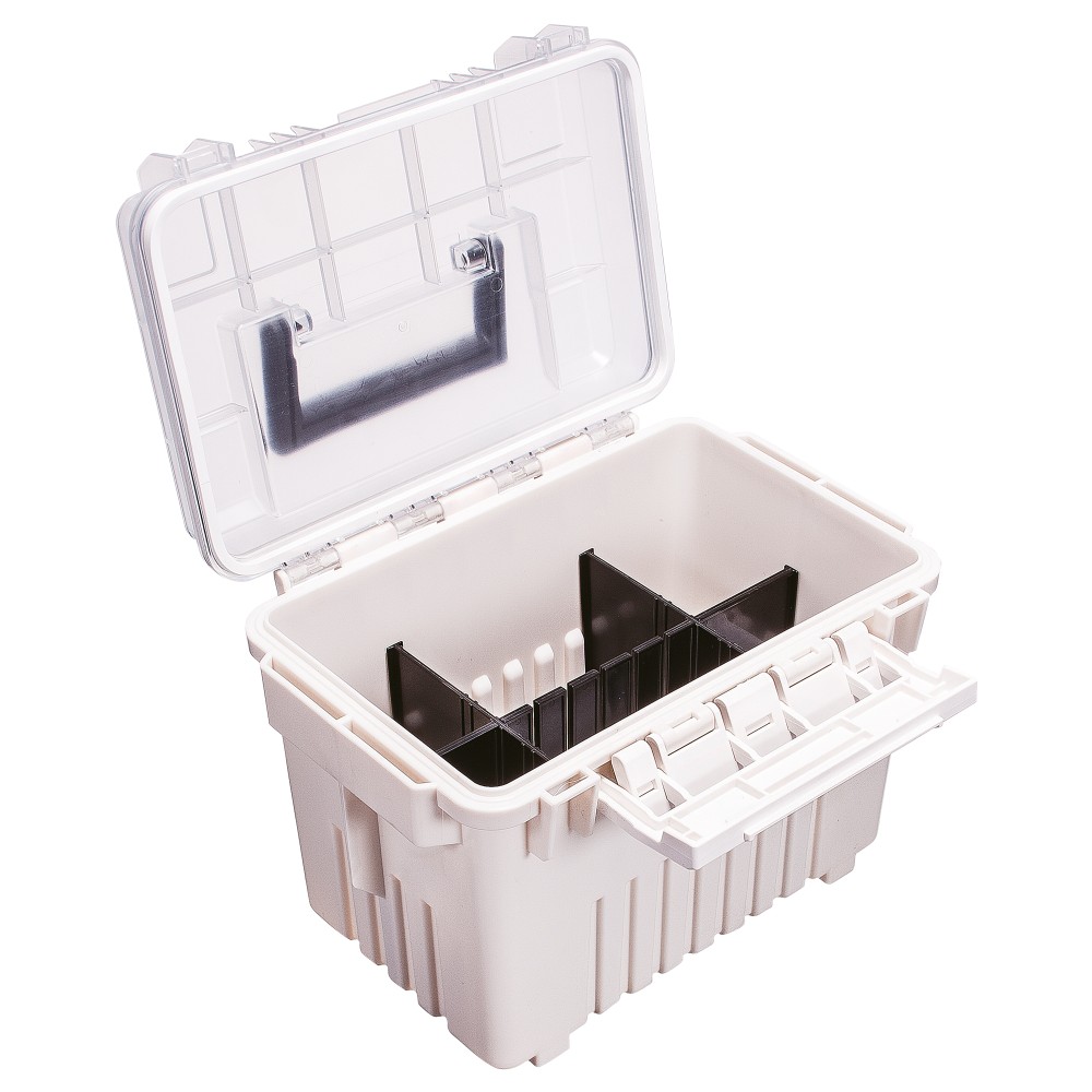 Meiho Bousui Stocker BM-185 - Angelkoffer weiß - 232 x140 x196 mm